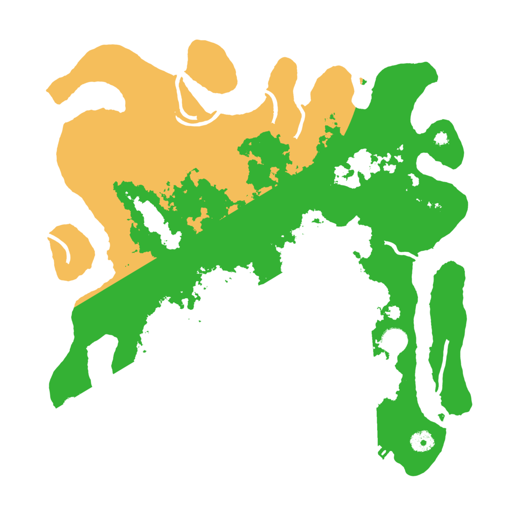 Biome Rust Map: Procedural Map, Size: 3500, Seed: 1195156263