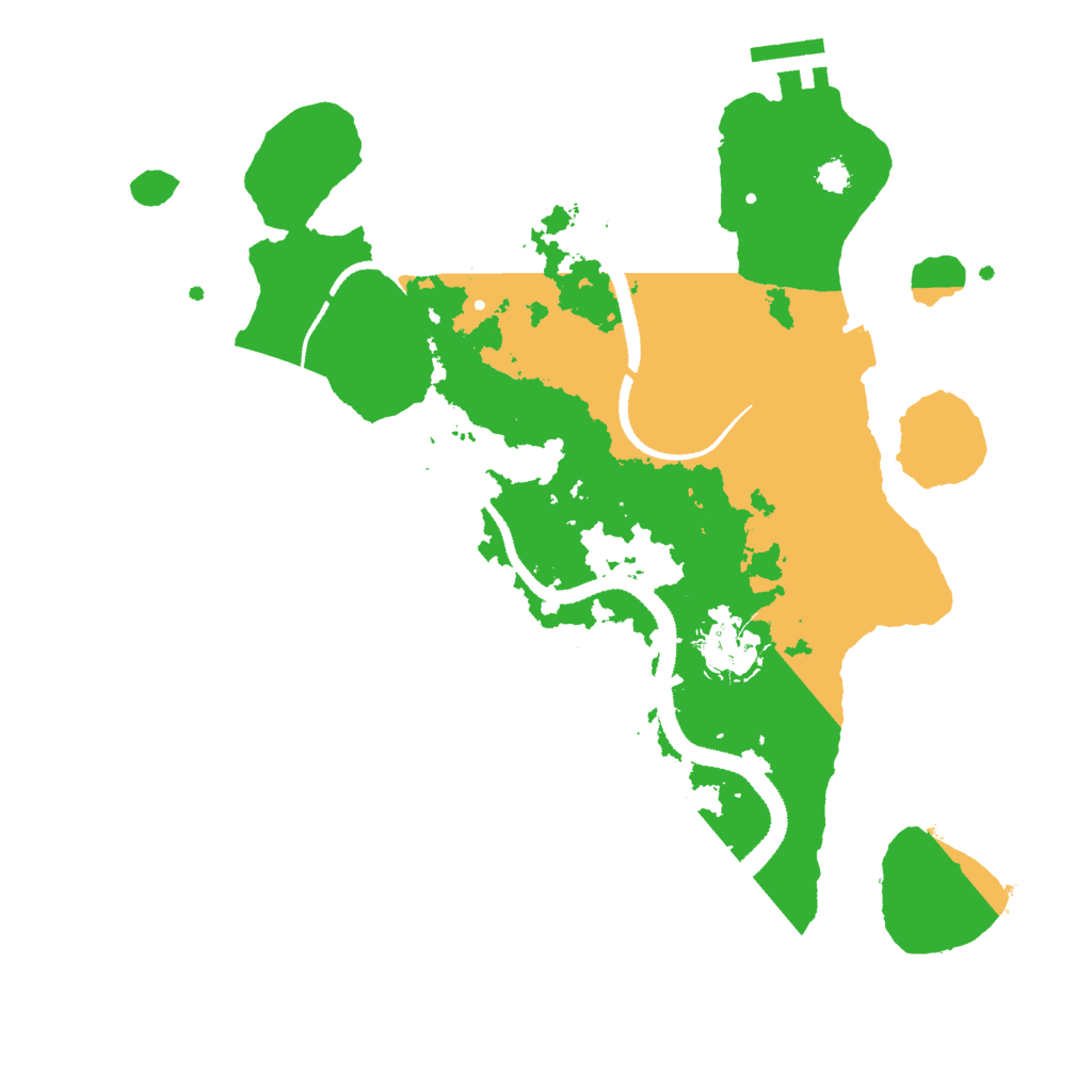 Biome Rust Map: Procedural Map, Size: 3000, Seed: 923346967