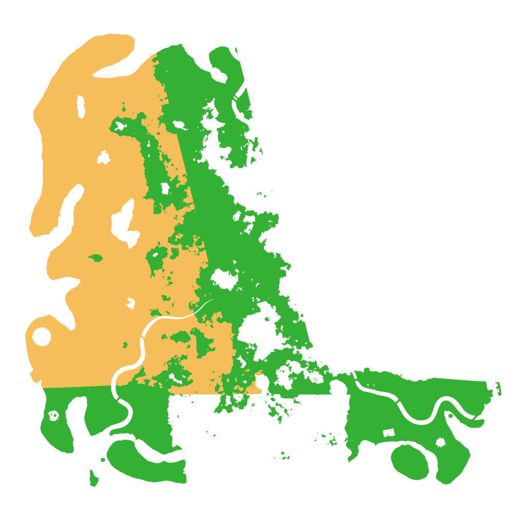Biome Rust Map: Procedural Map, Size: 5000, Seed: 10623