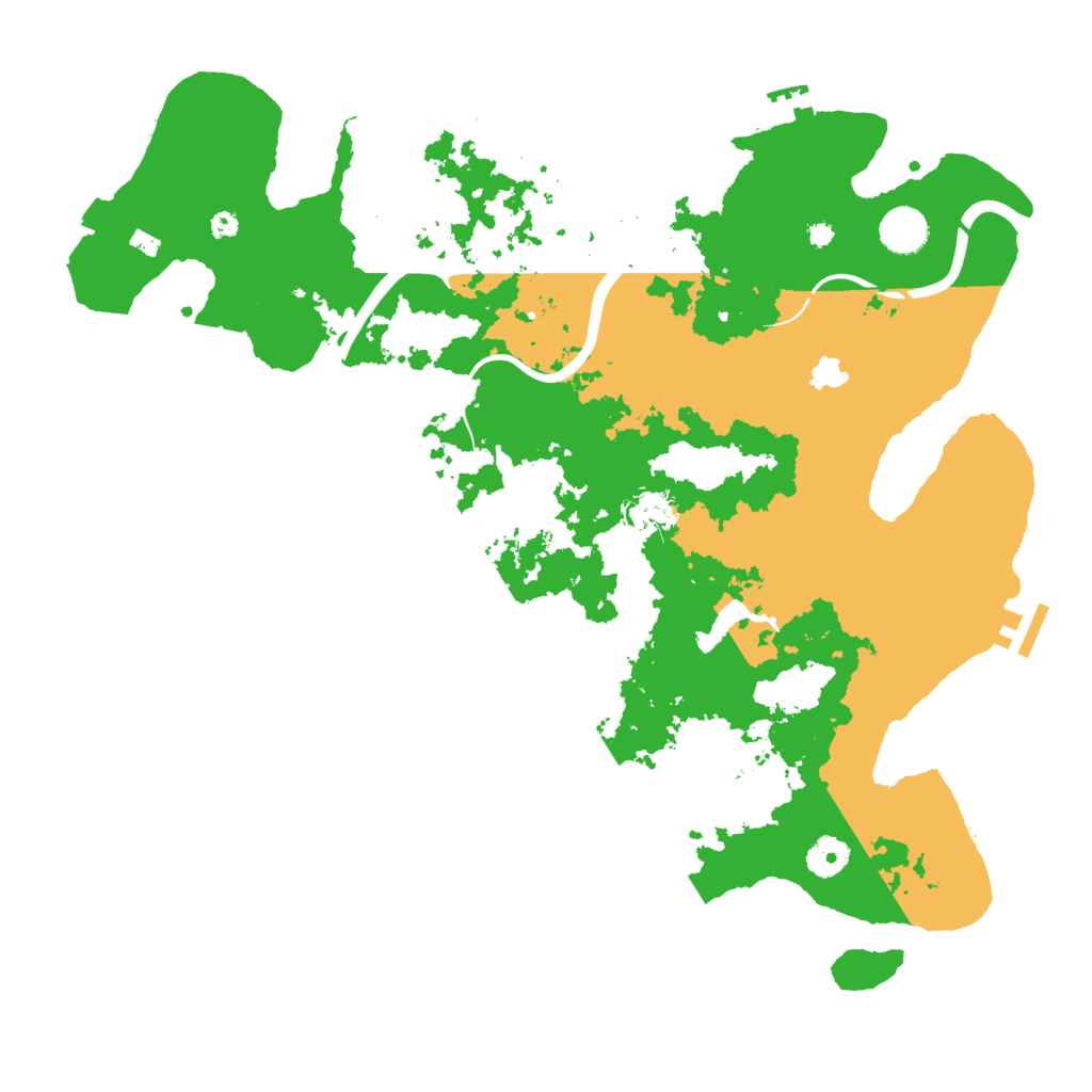 Biome Rust Map: Procedural Map, Size: 4000, Seed: 16987