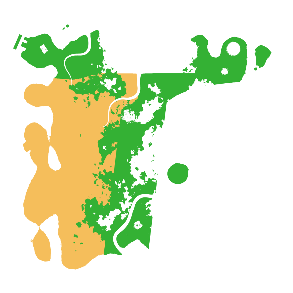 Biome Rust Map: Procedural Map, Size: 3800, Seed: 764051316