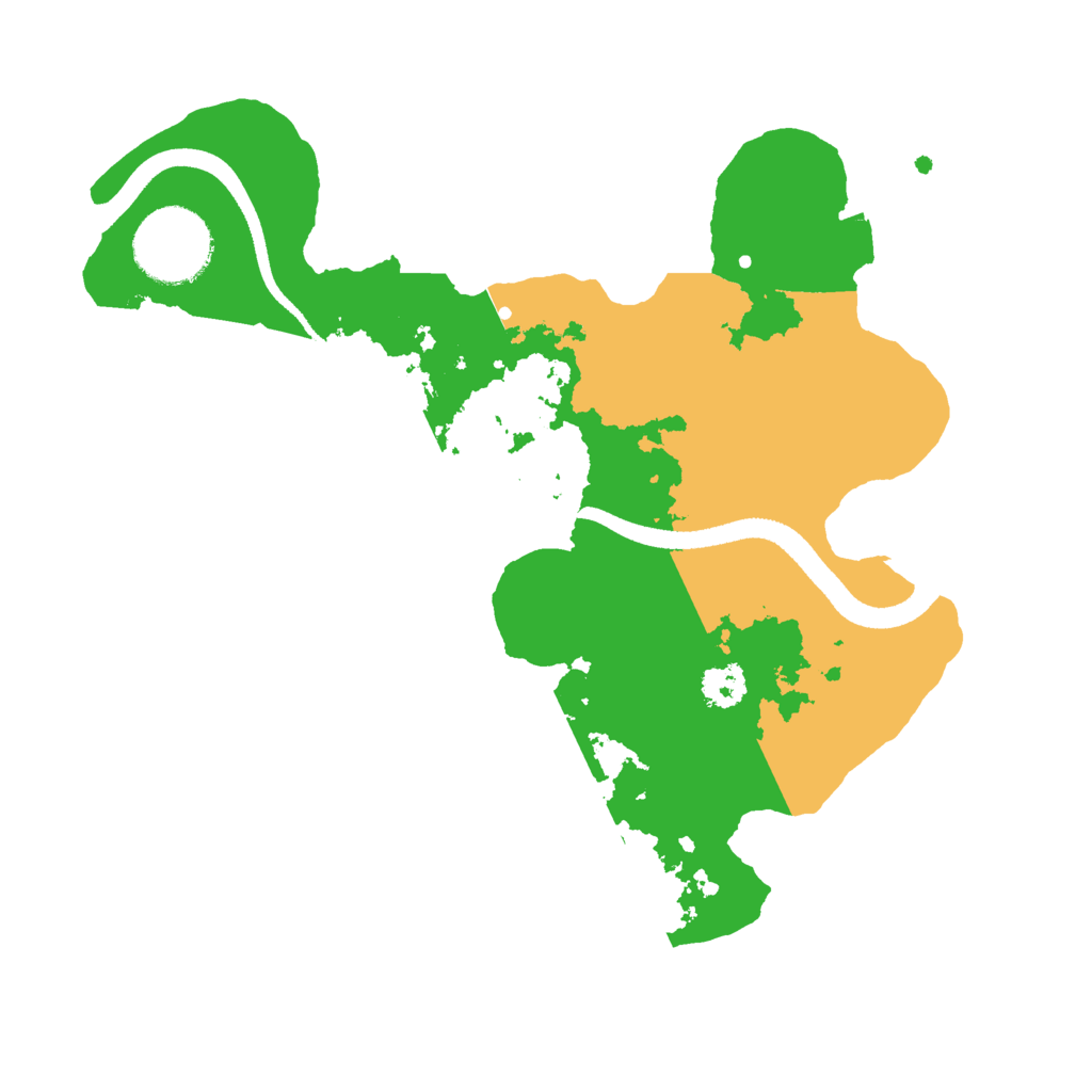 Biome Rust Map: Procedural Map, Size: 2500, Seed: 1774634539