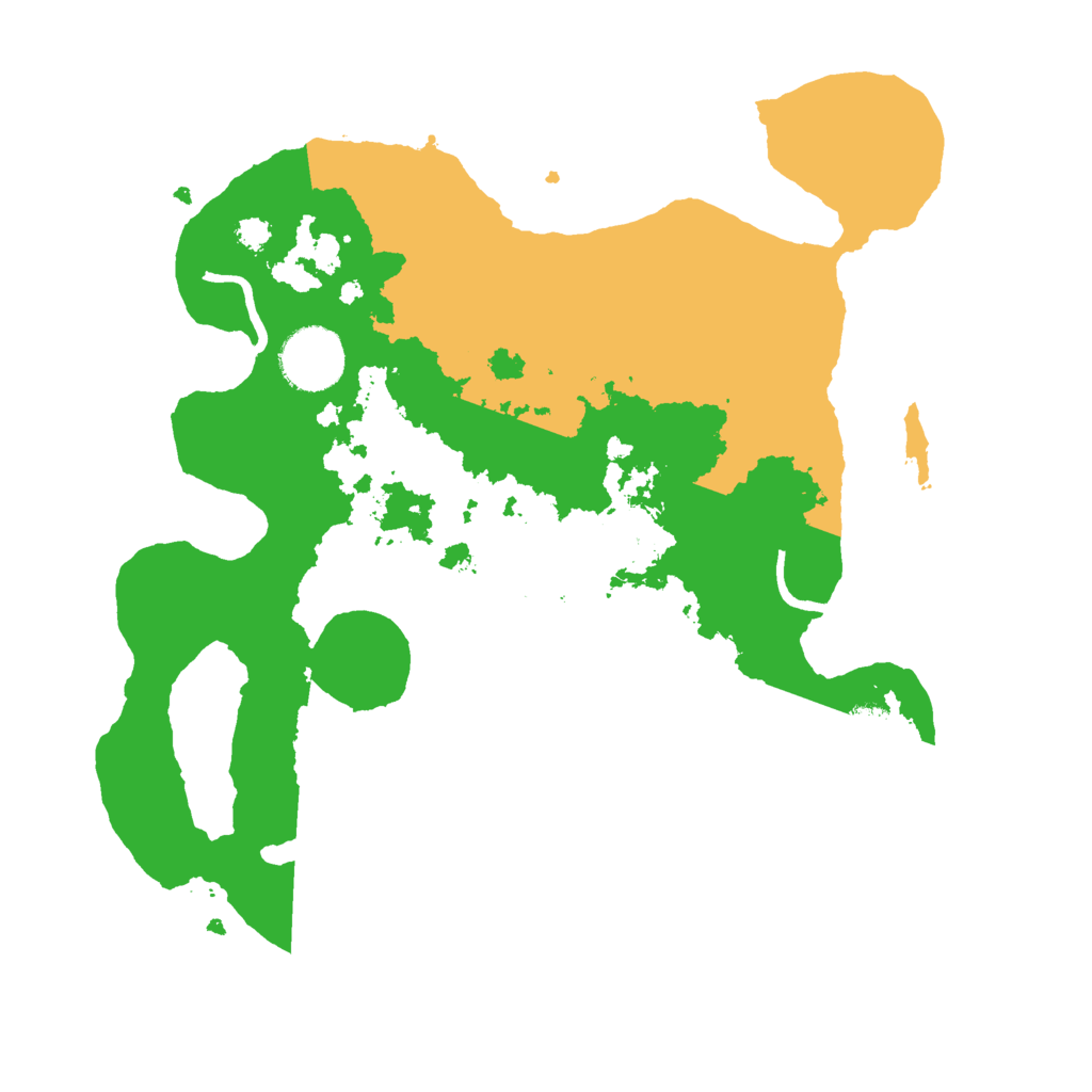 Biome Rust Map: Procedural Map, Size: 3000, Seed: 964364505