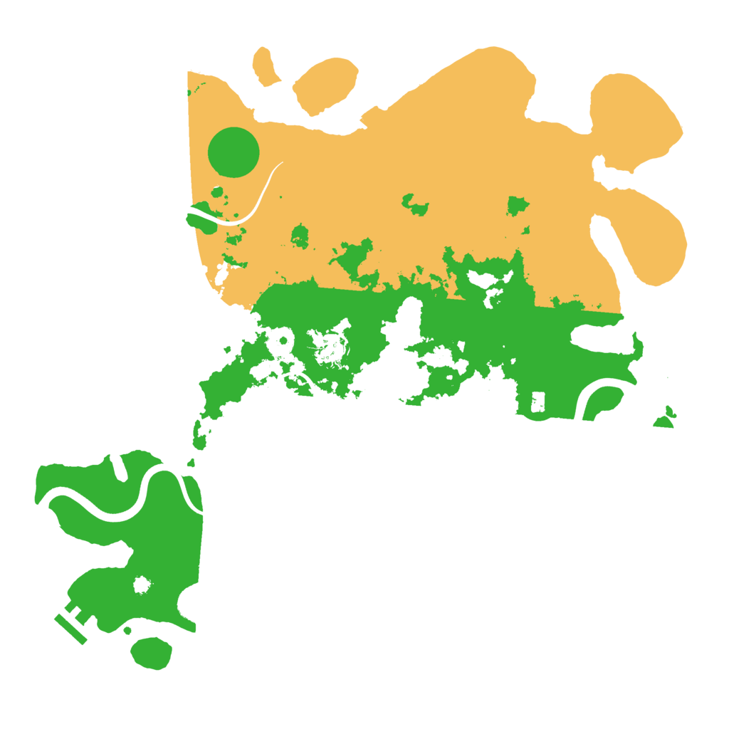 Biome Rust Map: Procedural Map, Size: 3800, Seed: 15062023