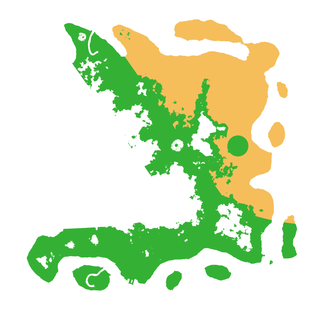 Biome Rust Map: Procedural Map, Size: 3950, Seed: 557282710