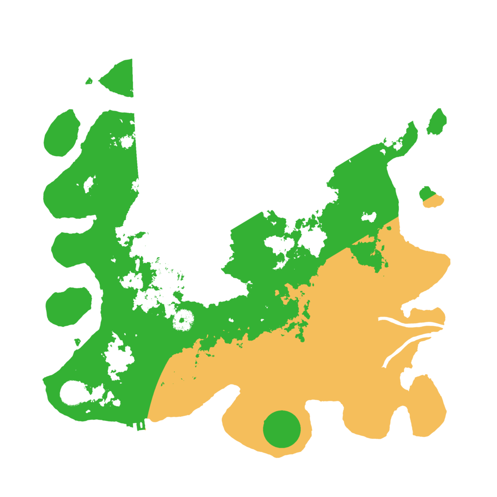 Biome Rust Map: Procedural Map, Size: 3500, Seed: 1961284874