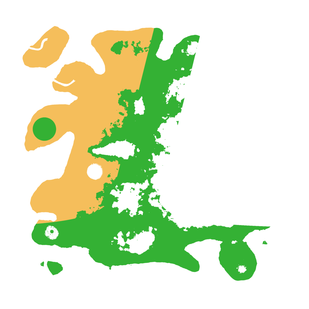 Biome Rust Map: Procedural Map, Size: 3500, Seed: 940265229