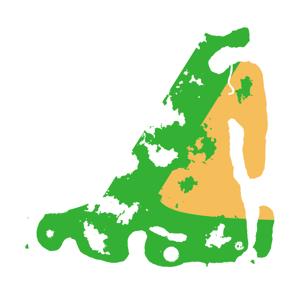 Biome Rust Map: Procedural Map, Size: 3500, Seed: 986586416