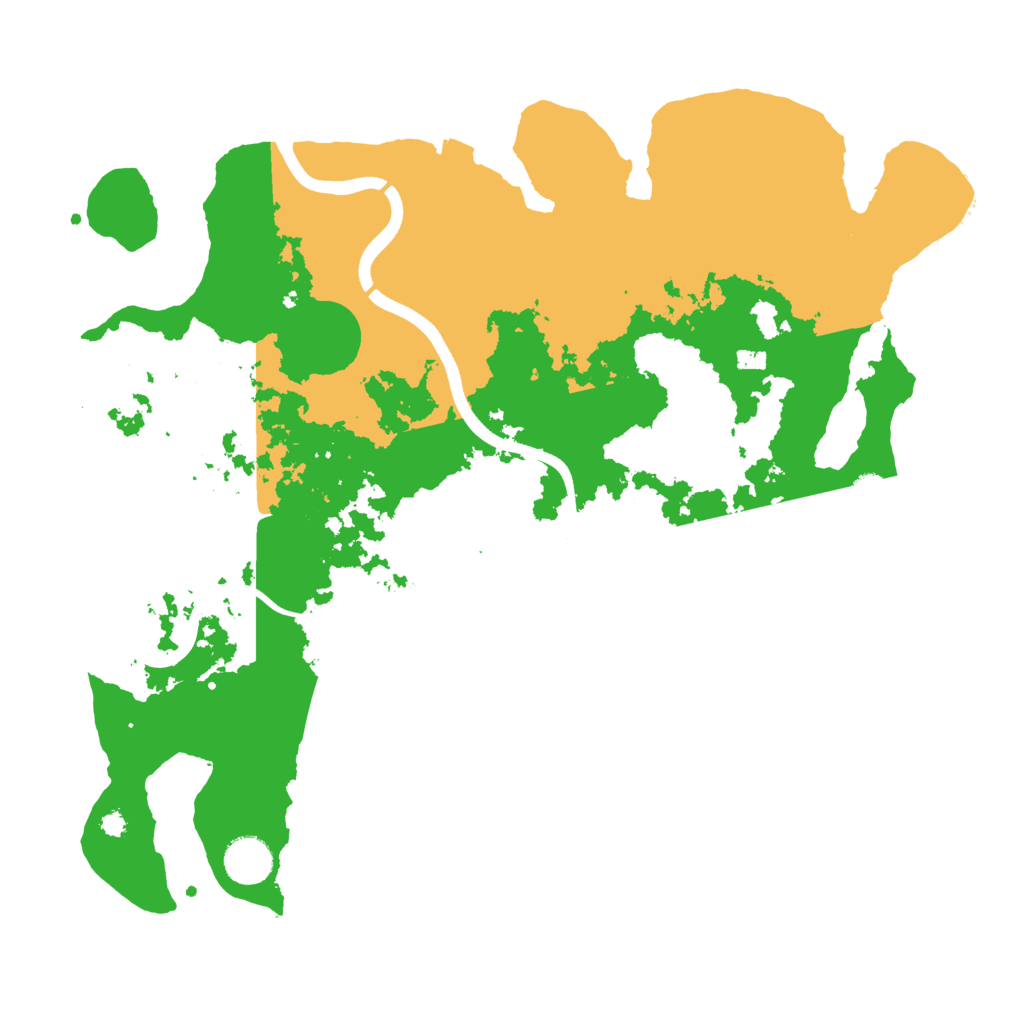 Biome Rust Map: Procedural Map, Size: 3750, Seed: 71081509