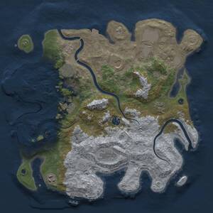 Thumbnail Rust Map: Procedural Map, Size: 3750, Seed: 71081509, 15 Monuments