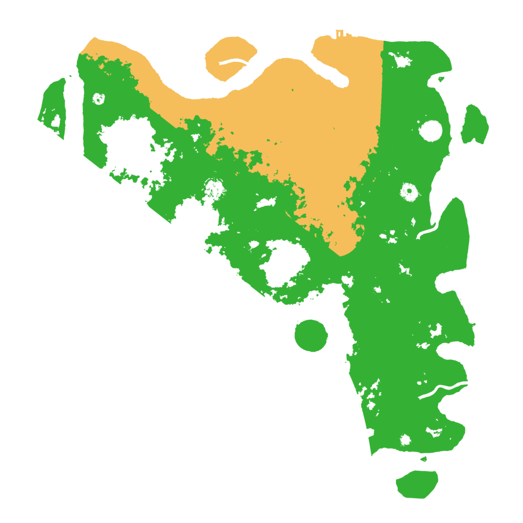 Biome Rust Map: Procedural Map, Size: 4444, Seed: 123555341