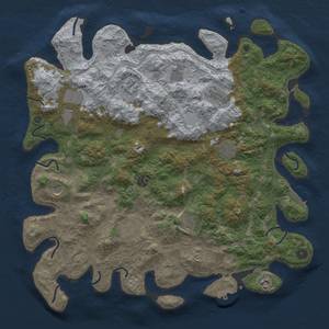 Thumbnail Rust Map: Procedural Map, Size: 4500, Seed: 476504691, 19 Monuments