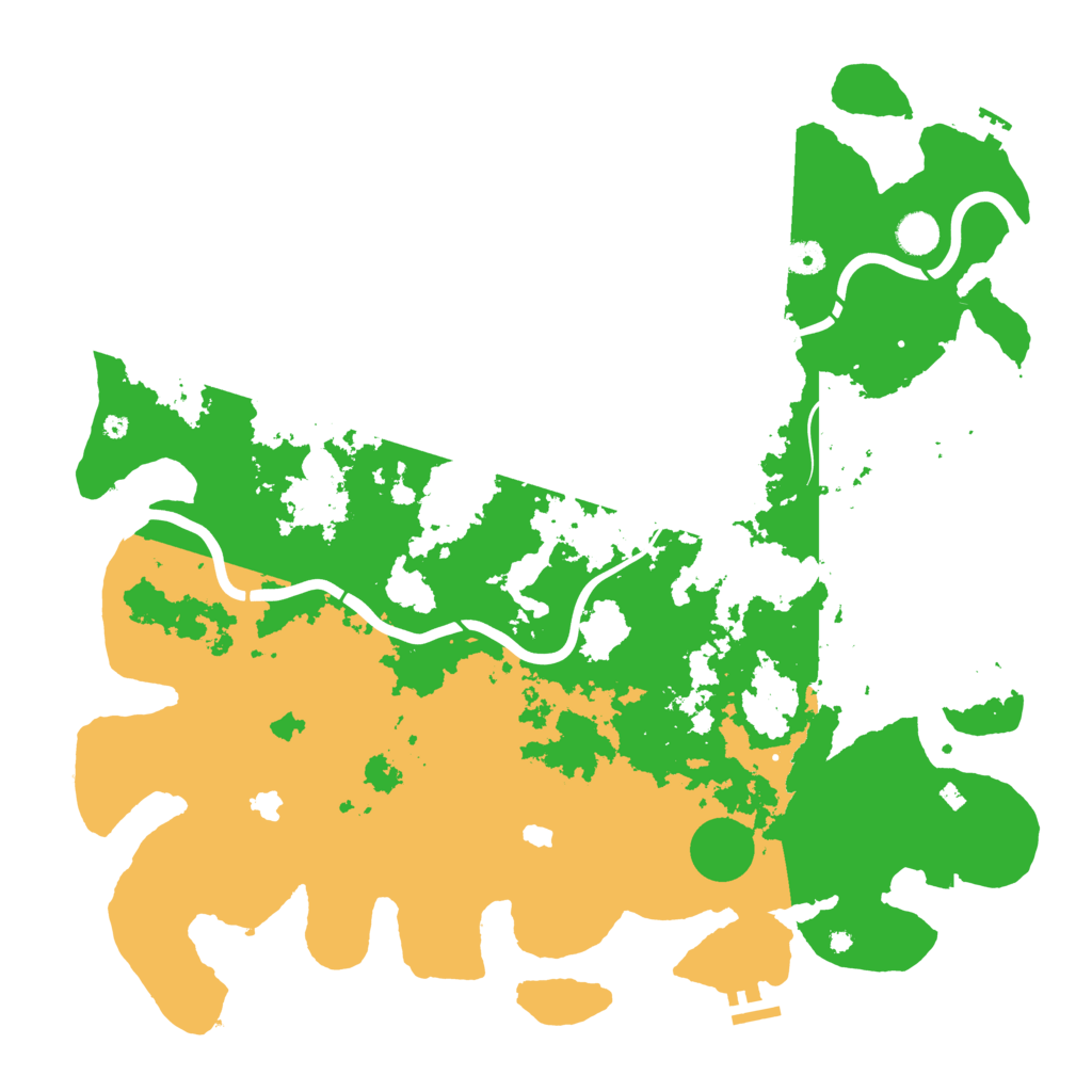 Biome Rust Map: Procedural Map, Size: 4500, Seed: 476504691