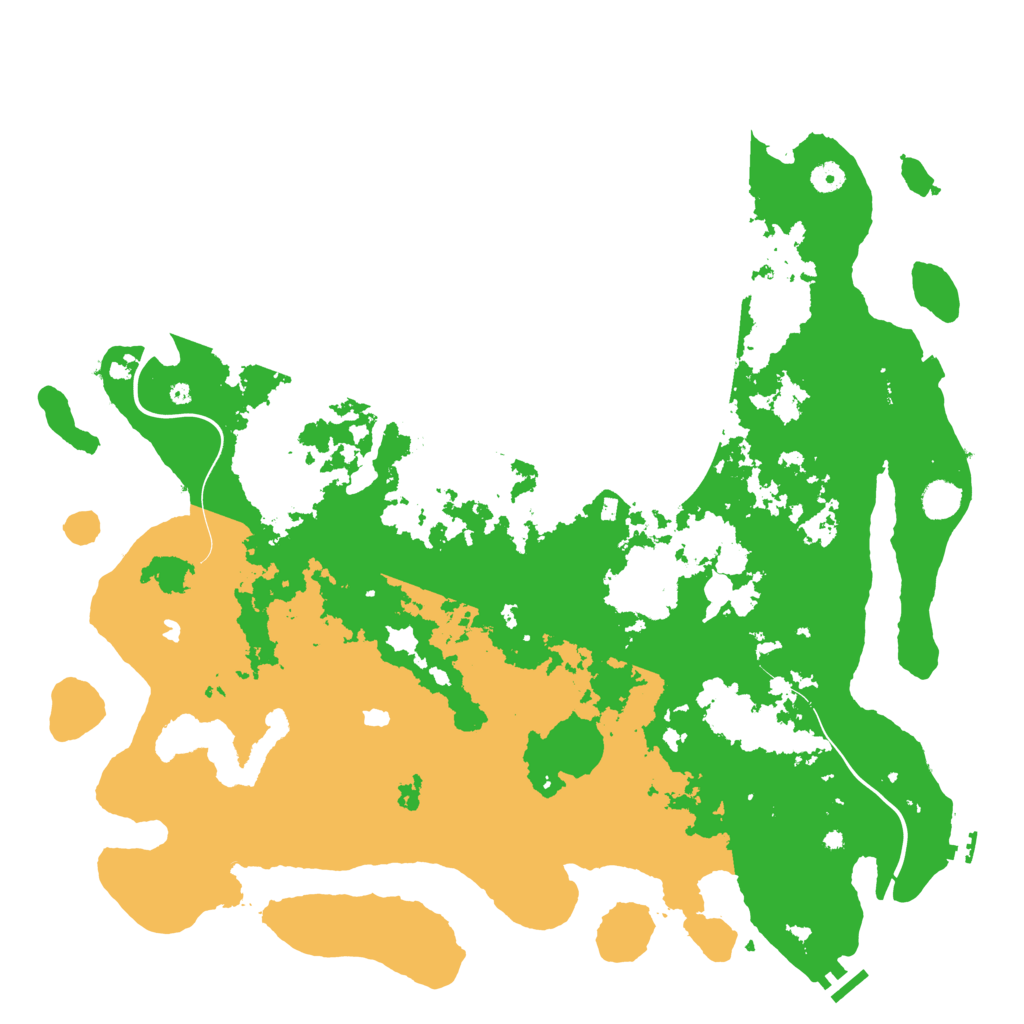 Biome Rust Map: Procedural Map, Size: 4800, Seed: 695321404