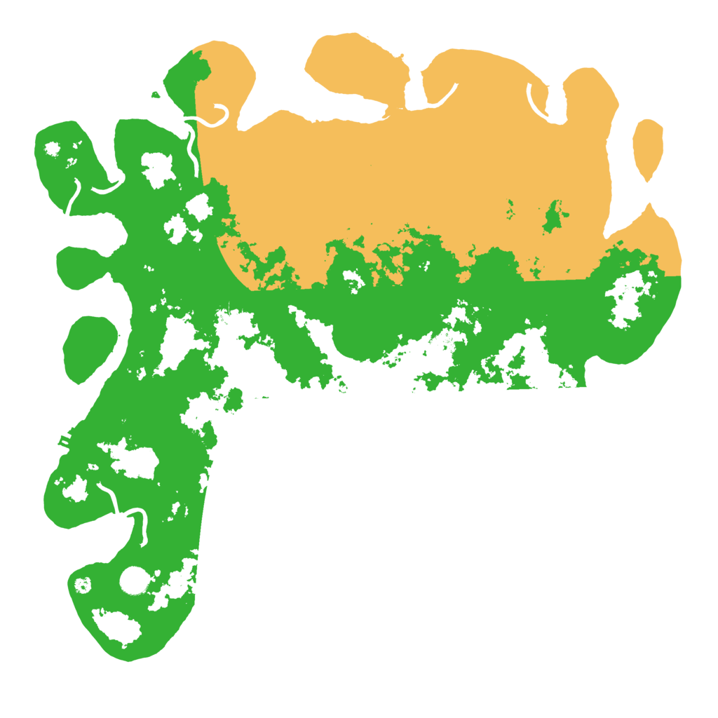 Biome Rust Map: Procedural Map, Size: 4400, Seed: 54094123