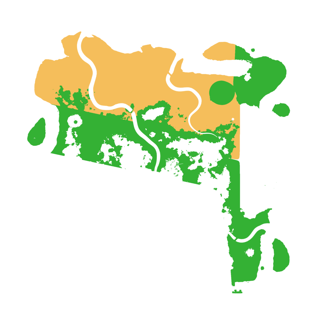 Biome Rust Map: Procedural Map, Size: 3500, Seed: 1446734500