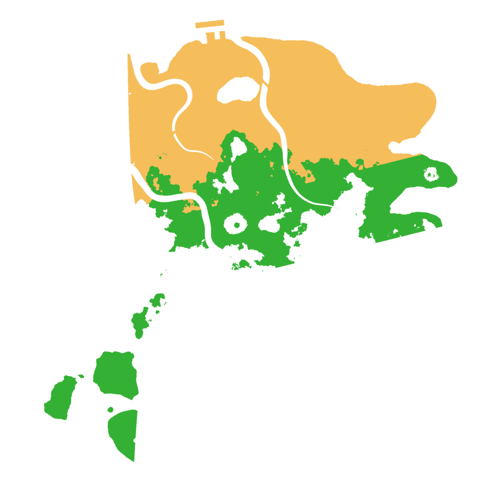 Biome Rust Map: Procedural Map, Size: 3500, Seed: 1108831059