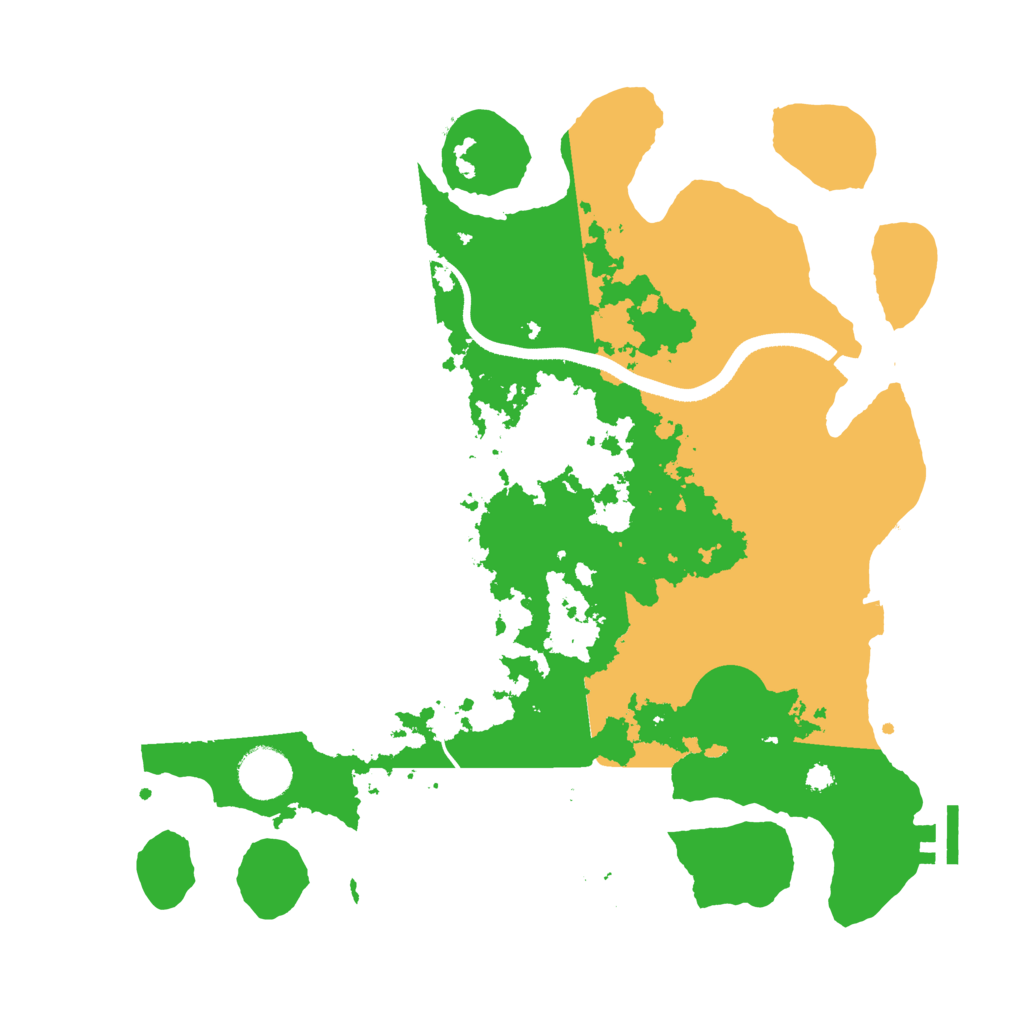 Biome Rust Map: Procedural Map, Size: 3500, Seed: 850700806