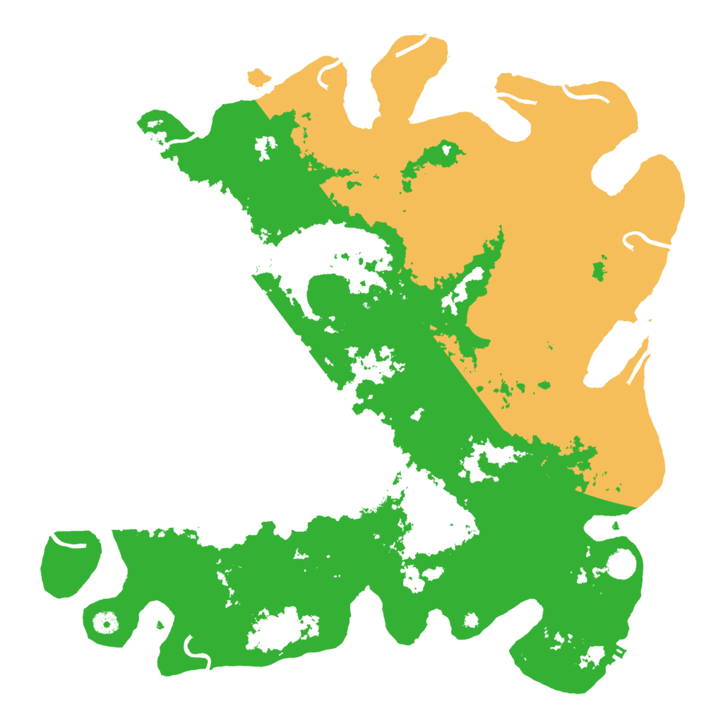 Biome Rust Map: Procedural Map, Size: 4500, Seed: 6574