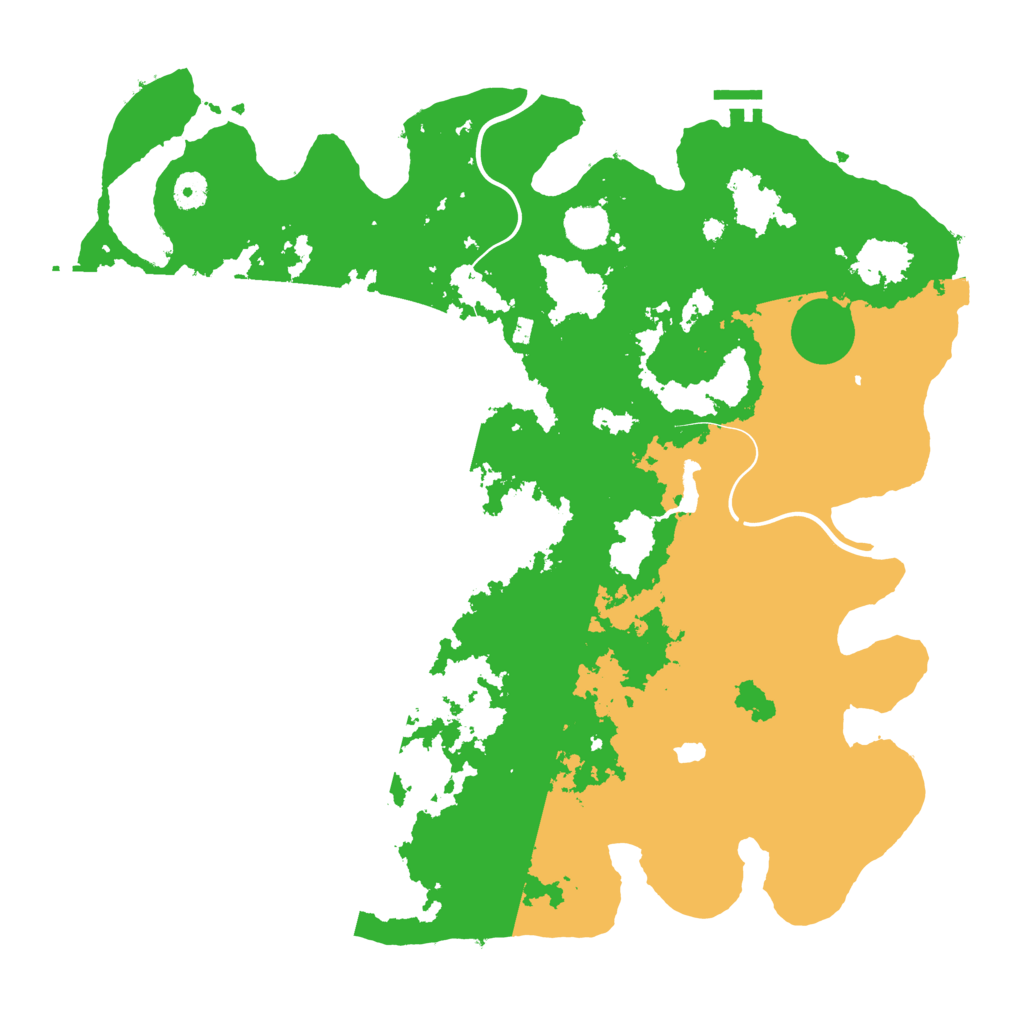 Biome Rust Map: Procedural Map, Size: 4250, Seed: 1245344380