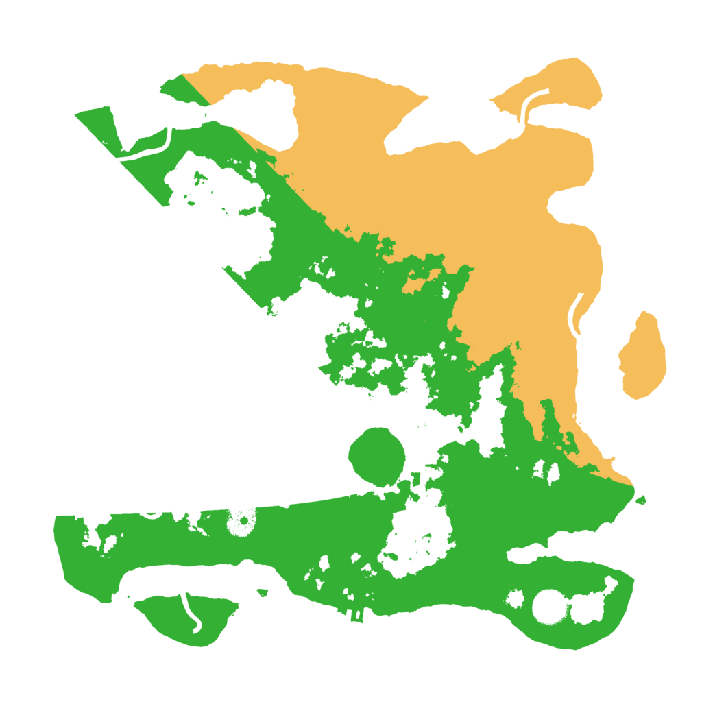 Biome Rust Map: Procedural Map, Size: 3500, Seed: 1283396826