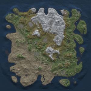 Thumbnail Rust Map: Procedural Map, Size: 4500, Seed: 759703653, 19 Monuments