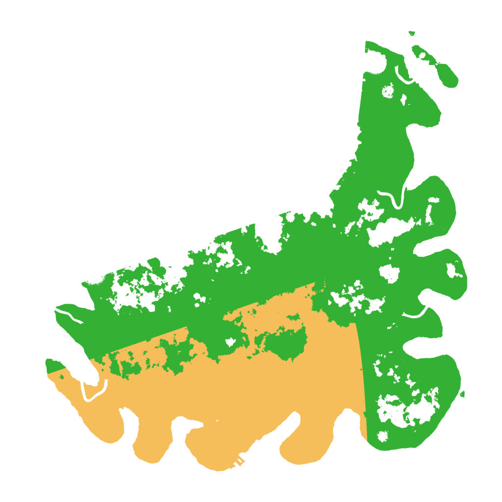 Biome Rust Map: Procedural Map, Size: 4250, Seed: 590991