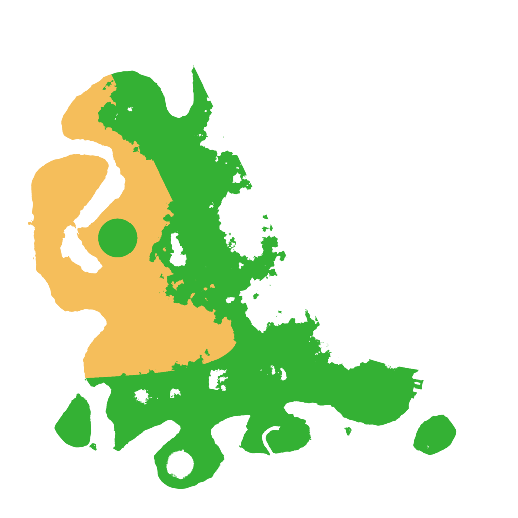 Biome Rust Map: Procedural Map, Size: 3500, Seed: 68622106