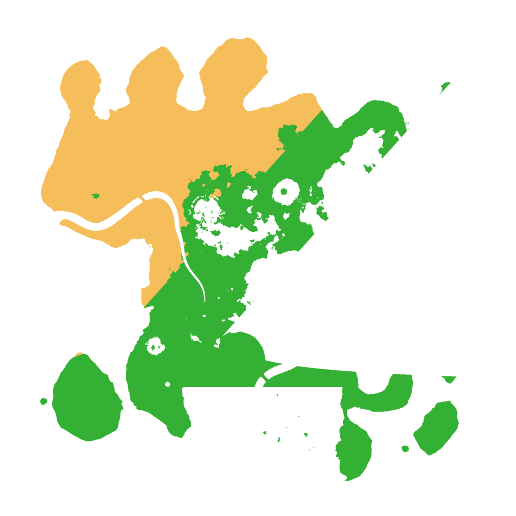 Biome Rust Map: Procedural Map, Size: 3000, Seed: 6199
