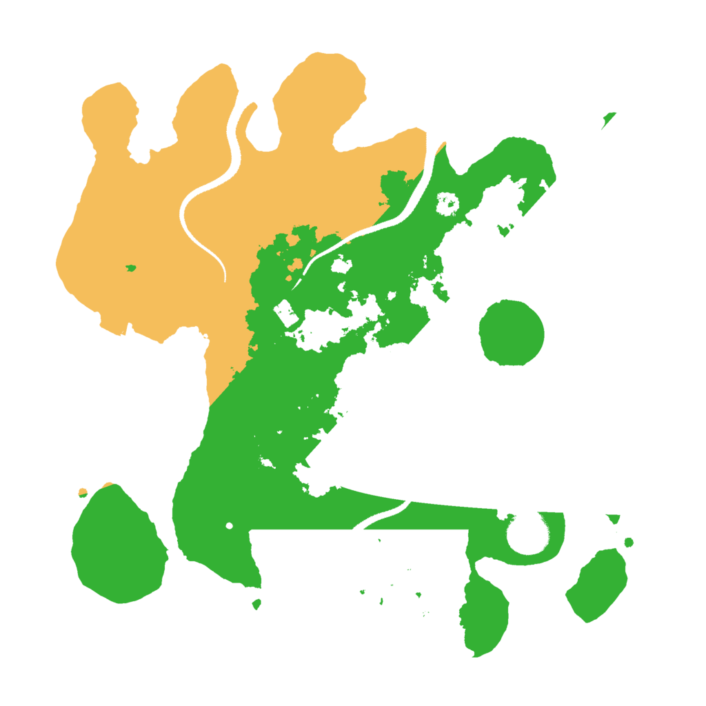 Biome Rust Map: Procedural Map, Size: 3000, Seed: 6199