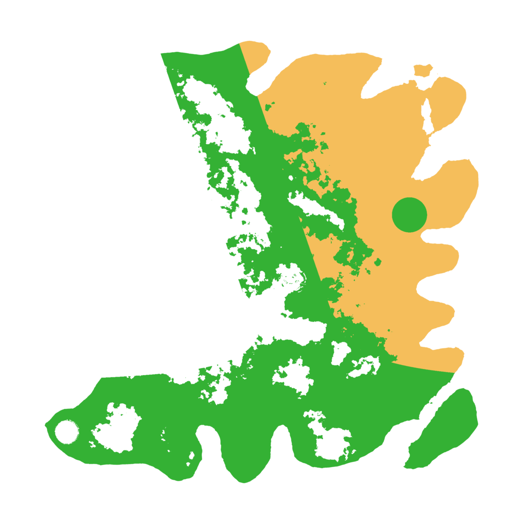 Biome Rust Map: Barren, Size: 3900, Seed: 26047485