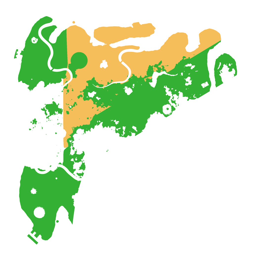 Biome Rust Map: Procedural Map, Size: 4000, Seed: 28500