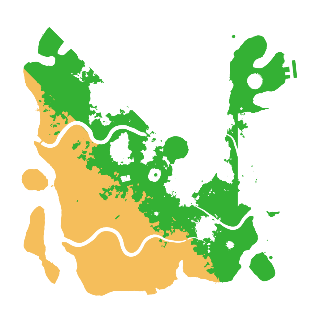 Biome Rust Map: Procedural Map, Size: 3650, Seed: 1640534