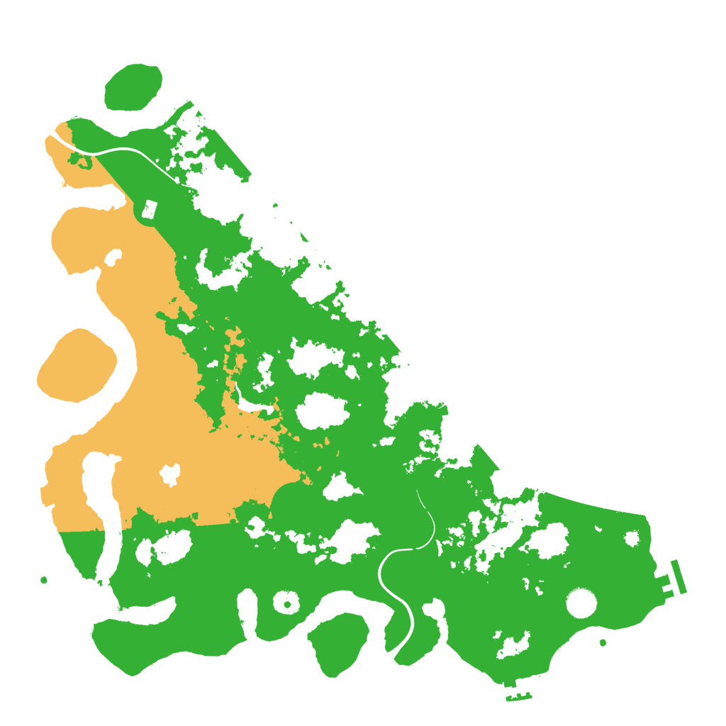 Biome Rust Map: Procedural Map, Size: 4250, Seed: 4264482