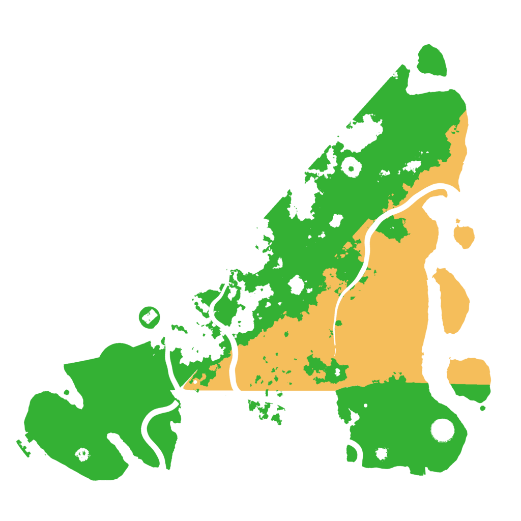 Biome Rust Map: Procedural Map, Size: 3950, Seed: 90501177