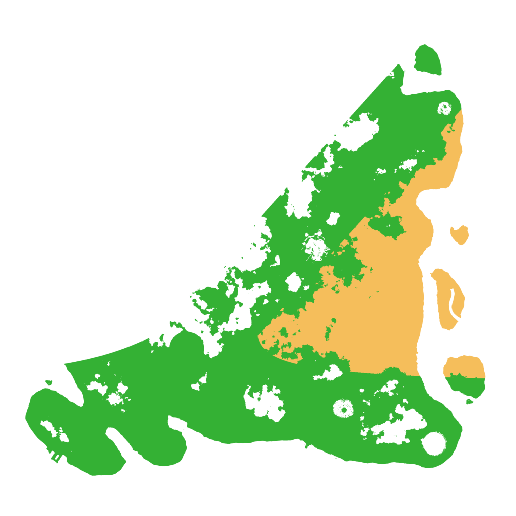 Biome Rust Map: Procedural Map, Size: 3950, Seed: 90501177