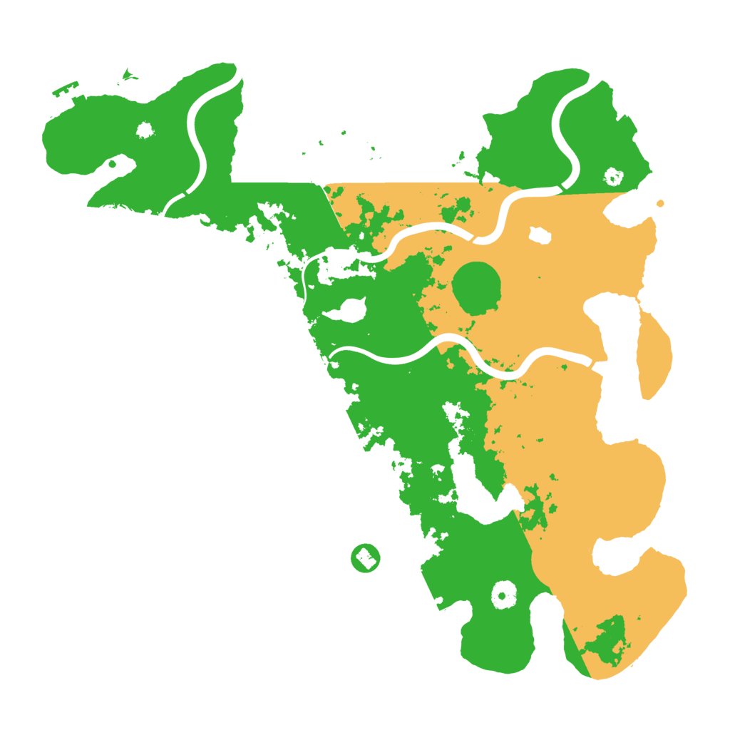 Biome Rust Map: Procedural Map, Size: 4000, Seed: 341612202