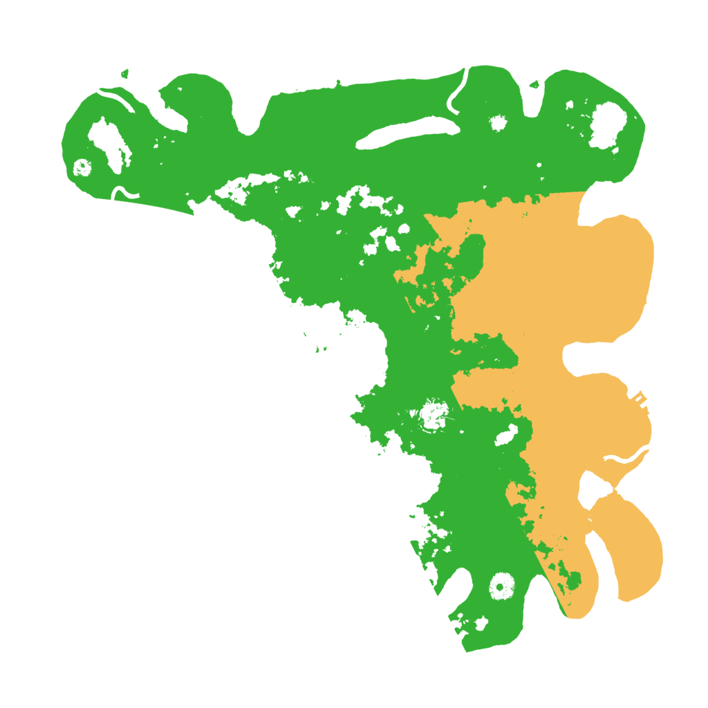 Biome Rust Map: Procedural Map, Size: 4000, Seed: 4780042