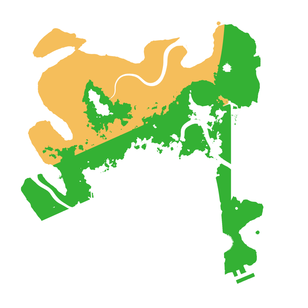 Biome Rust Map: Procedural Map, Size: 3250, Seed: 354989545