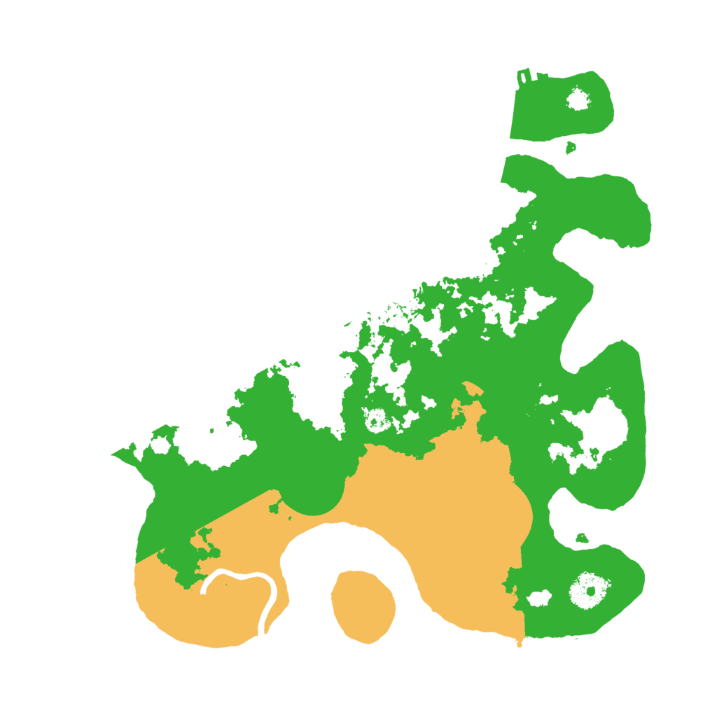 Biome Rust Map: Procedural Map, Size: 3000, Seed: 638181161