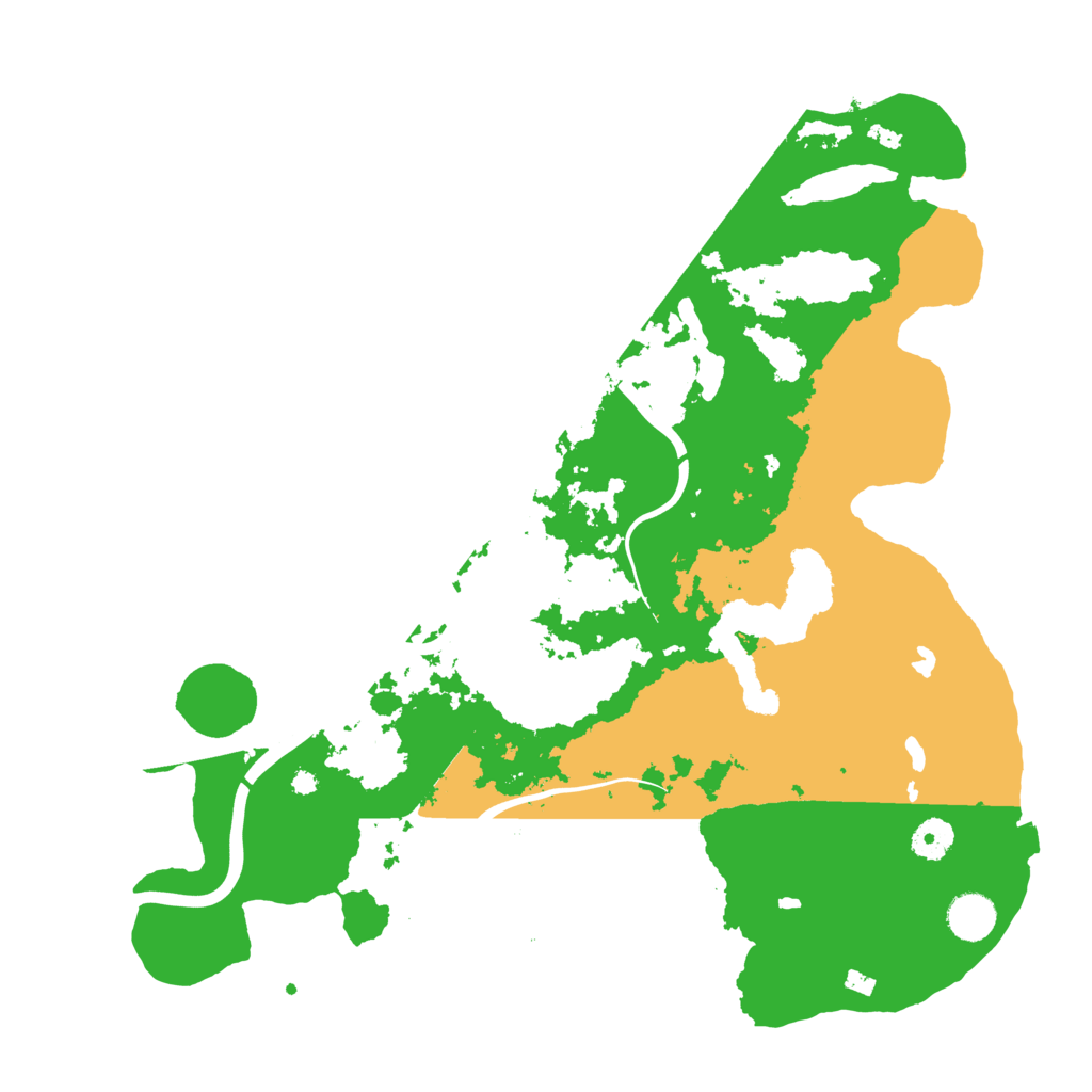 Biome Rust Map: Procedural Map, Size: 4000, Seed: 990354127