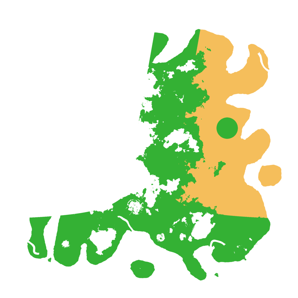 Biome Rust Map: Procedural Map, Size: 3700, Seed: 1280091112