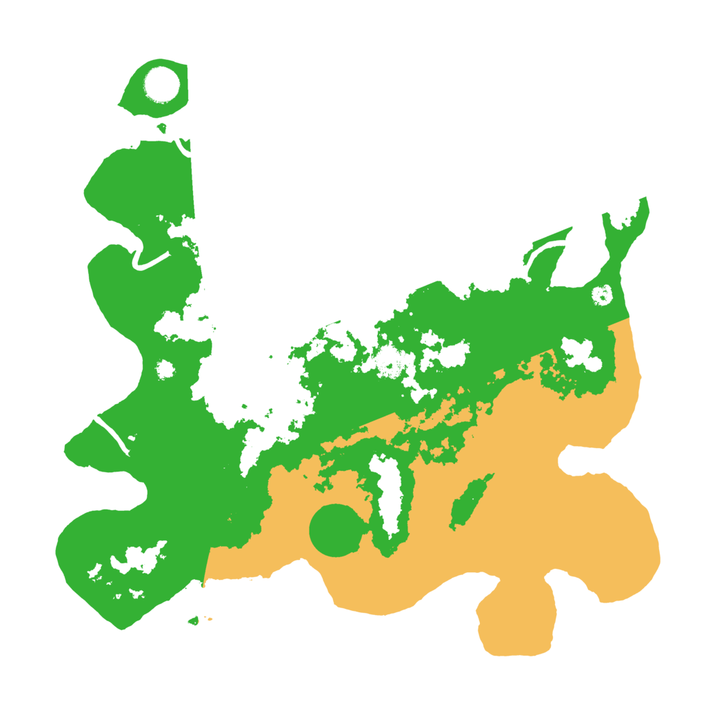 Biome Rust Map: Procedural Map, Size: 3500, Seed: 22905099