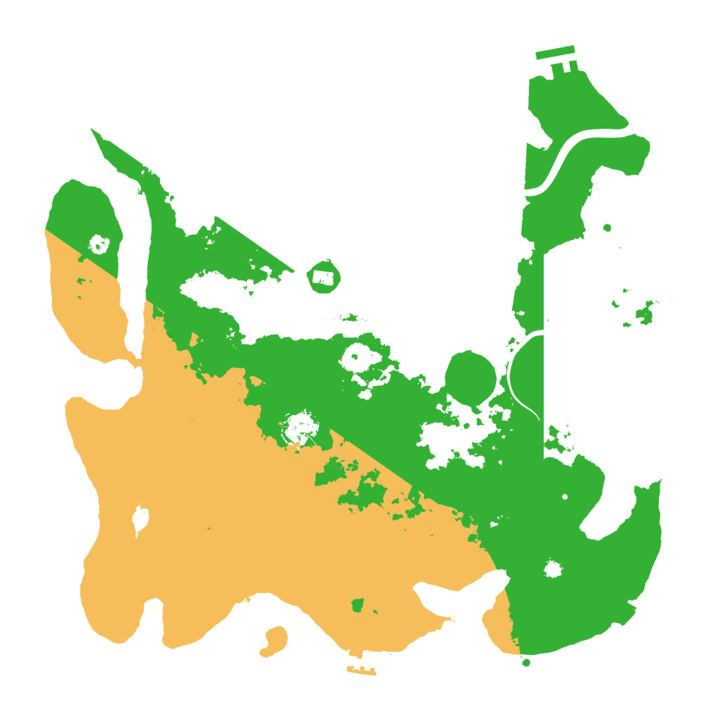 Biome Rust Map: Procedural Map, Size: 3750, Seed: 7731717