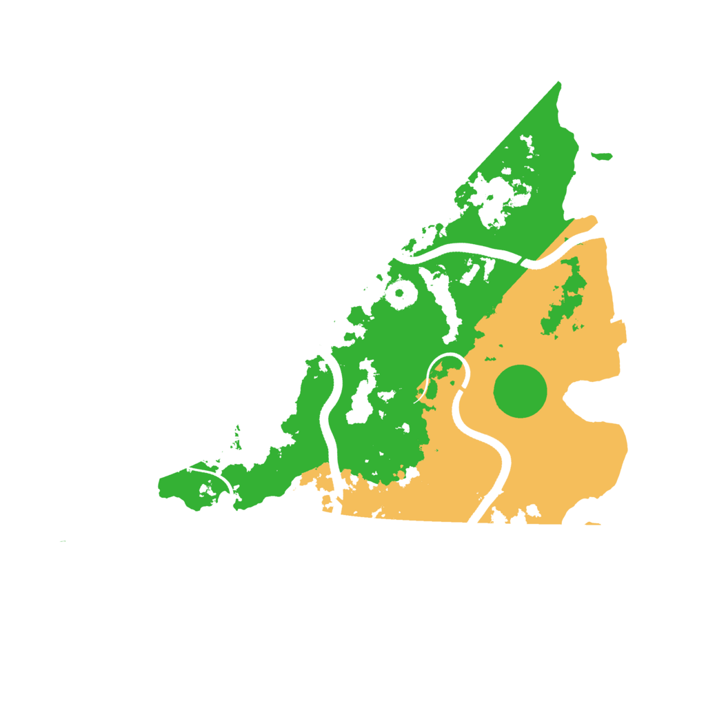 Biome Rust Map: Procedural Map, Size: 3500, Seed: 1506