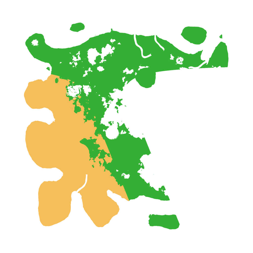 Biome Rust Map: Procedural Map, Size: 3500, Seed: 556045623