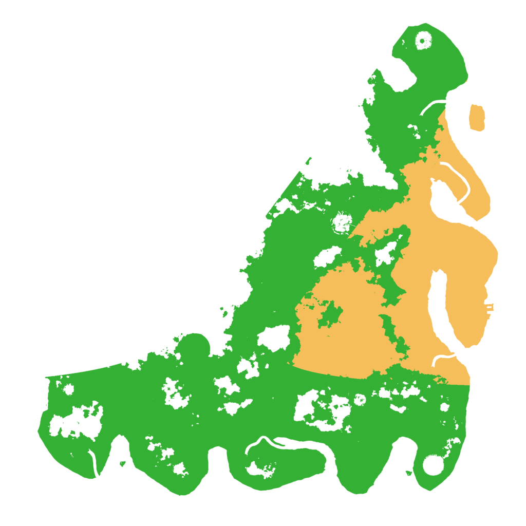 Biome Rust Map: Procedural Map, Size: 4500, Seed: 1340220786