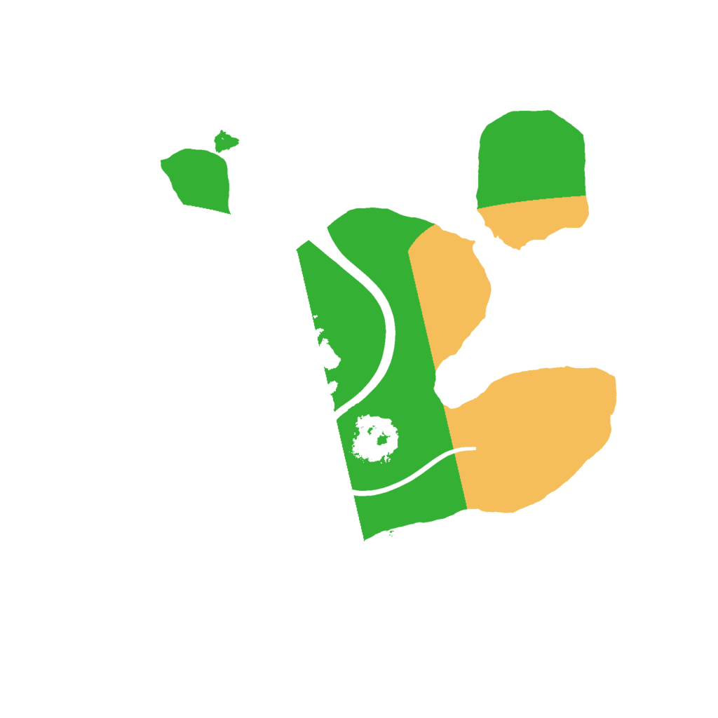 Biome Rust Map: Procedural Map, Size: 1600, Seed: 10101