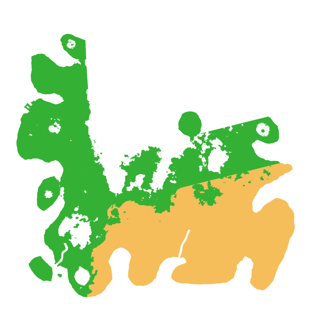 Biome Rust Map: Procedural Map, Size: 3697, Seed: 1