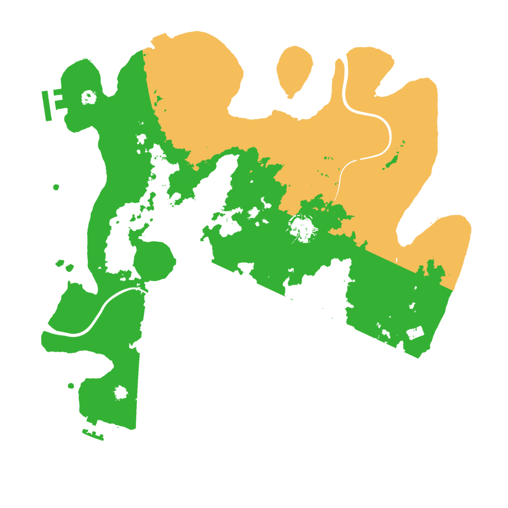 Biome Rust Map: Procedural Map, Size: 3400, Seed: 8211772